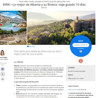 Viaje guiado de 10 días por Albania y su Riviera desde 899€