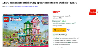 Lego Heartlake City appartementen en winkels (42670) voor €103,99 bij bol