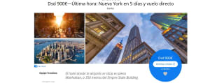 Estancia de 5 días Nueva York y vuelo directo desde 900€ pxp