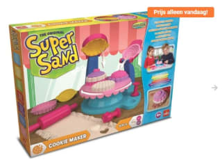 Super Sand Cookie Maker - Speelzand voor €8,99 bij Jouwoutlet