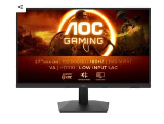 Monitor marca AOC 27G15N2 27" LED VA FullHD 180Hz Adaptive Sync por 109,99€