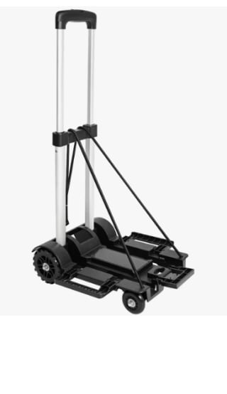 Carretilla de Mano Portátil Plegable por 16.99€ (Cuenta Nueva 10.2€)
