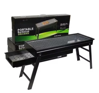 Parrilla barbacoa portátil plegable por 8,58€