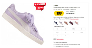 Hasta 75% descuento en calzado y ropa Puma precios desde solo 3,49€