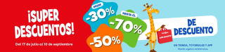 Descuentos hasta el 70% en ToysRus