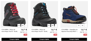 Columbia ropa y calzado desde solo 4,50€ ofertazas