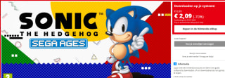 Sonic The Hedgehog voor €2,09 in de Nintendo eShop