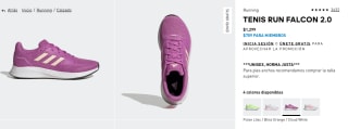 Tenis Run Falcon 2.0 por $709 en Adidas