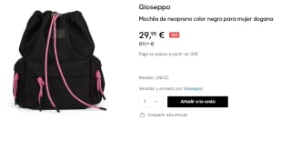 Mochila de neopreno Gioseppo Dogana por 29.95€