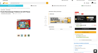 Puzzle Ravensburger Pokémon 3x49 Piezas a tan solo 6€