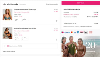 2 Bh's voor €35 bij Hunkemöller