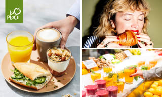 Ontbijt voor 2 naar keuze bij La Place voor €10 via Social Deal