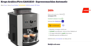 Krups Arabica Picto EA811E10 - Espressomachine voor €269 bij bol.com