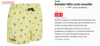 Bañador de Niño Olaian por 3.99€