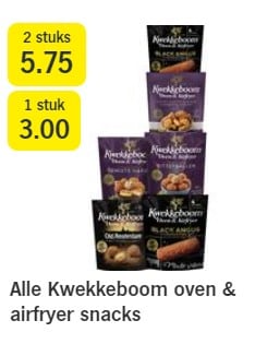 Alle Kwekkeboom oven & airfryer snacks 2 stuks voor €5,75 bij de AH