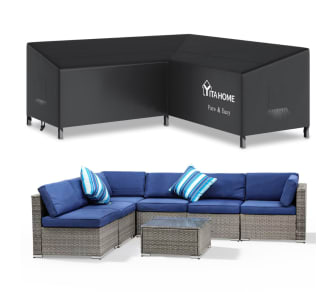 Funda impermeable para muebles de jardín YITAHOME 215x215x87cm por 12,59€