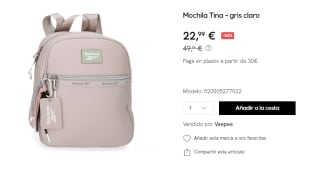 Mochila Reebok Tina por 22.99€