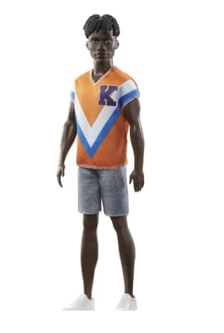 Barbie Ken Fashionista Muñeco afroamericano con Camiseta Deportiva, Shorts y Accesorios de Moda por 4.99€