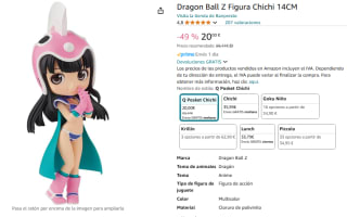 Dragon Ball Z Figura Chichi de 14cm por 20€