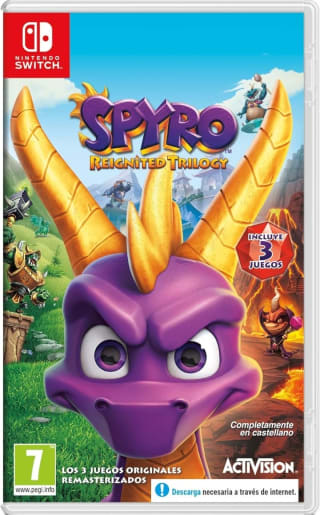 Spyro Reignited Trilogy Nintendo Switch por 19,99€.