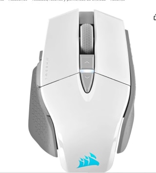 Ratón Gaming Inalámbrico marca Corsair M65 RGB Ultra Wireless 26000DPI Blanco por 89,99€