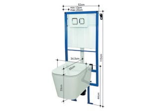 Toiletset Allibert Marengo wit voor €299,99 bij Zelfbouwmarkt