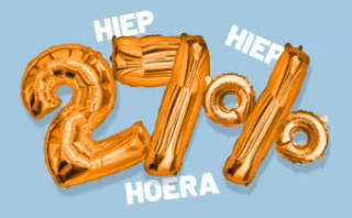 27% korting op het eigen merk bij Vitaminstore