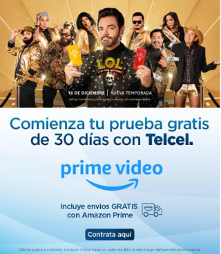 Prime Video: 30 días gratis con Telcel