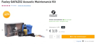 Fazley GAFAZ02 Acoustic Maintenance Kit voor €3,13 bij Bax