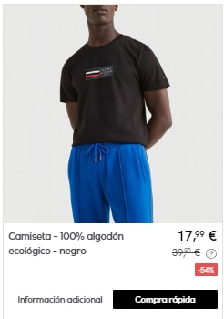 Tommy Jeans - Camisetas por menos de 18€