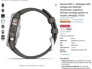 Garmin EPIX 2 voor 495 euro