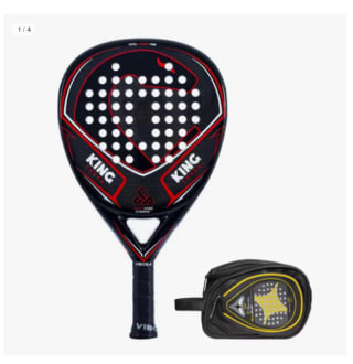 Pala de Pádel King Cobra Classic Edition Carbono 3K - Potencia Ofensiva | Neceser de Regalo por 59.46€ (Cuenta Nueva 47.46€)