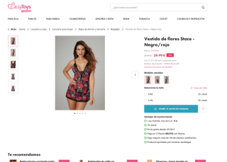 Vestido de flores Stace Mujer por solo 29,99€ de Easytoy