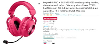 Logitech G PRO X 2 Lightspeed - Draadloze Gaming Headset - voor €174,99 bij Amazon