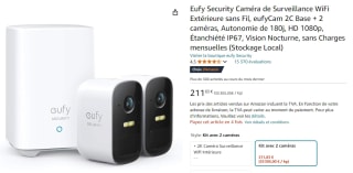 Eufy Security Caméra de Surveillance WiFi Extérieure sans Fil à 211,83€