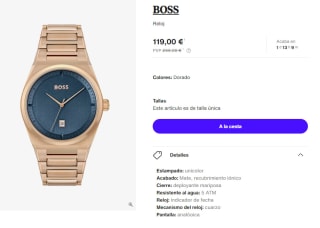 Reloj para Hombre BOSS por 119€
