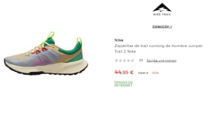 Zapatillas de trail running de hombre Nike Juniper Trail 2 por 44.95€