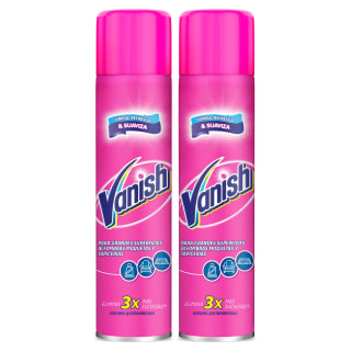 Pack de 2×600ml Vanish Quitamanchas para alfombras por 7,76€.