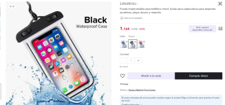 Funda impermeable para móviles por 1,16€