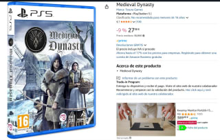 Juego Medieval Dynasty para ps5 por 27,98€