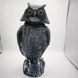 Espantapájaros De Búho Para Ahuyentar Pájaros cabeza giratoria por 8,07€