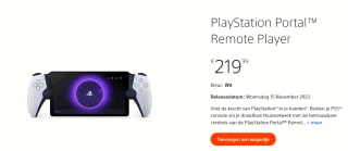 PlayStation Portal - Remote Player voor €219,99 in de Playstation Store