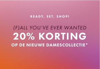 20% korting op de nieuwe damescollectie van WE