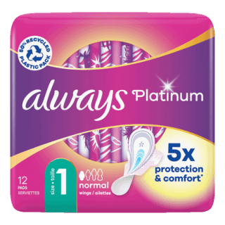 Always Platinum maandverband 100% terugbetaald via Shopmium