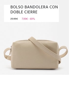 Bandolera con Doble Cierre por 7.99€