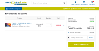 TCL 85V6B 4K HDR10+ Google TV 85" por solo 769€