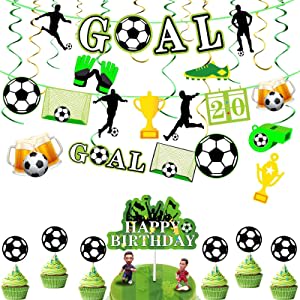 Decoración infantil para cumpleaños Fútbol por solo 3.99€