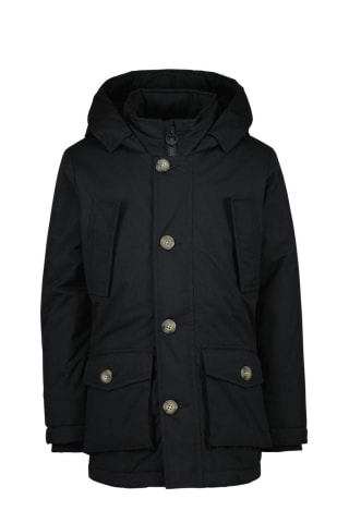 Vingino gewatteerde winterjas Taniso zwart voor €64,99 bij Wehkamp