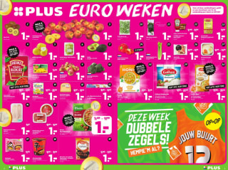 Euro-weken bij Plus met 75 aanbiedingen voor maar €1