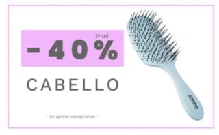 -40% de Descuento en la Segunda Unidad sección Cabello.